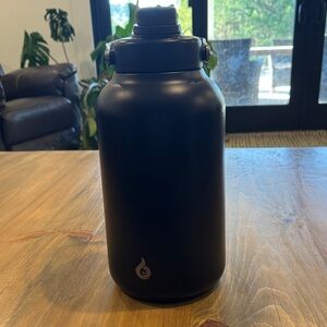 Black Insulated Water Bottle